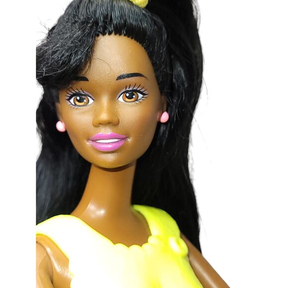 Vintage 1991 Mattel Snap N Play Barbie African American Doll #3556 Redressed - Picture 5 of 15